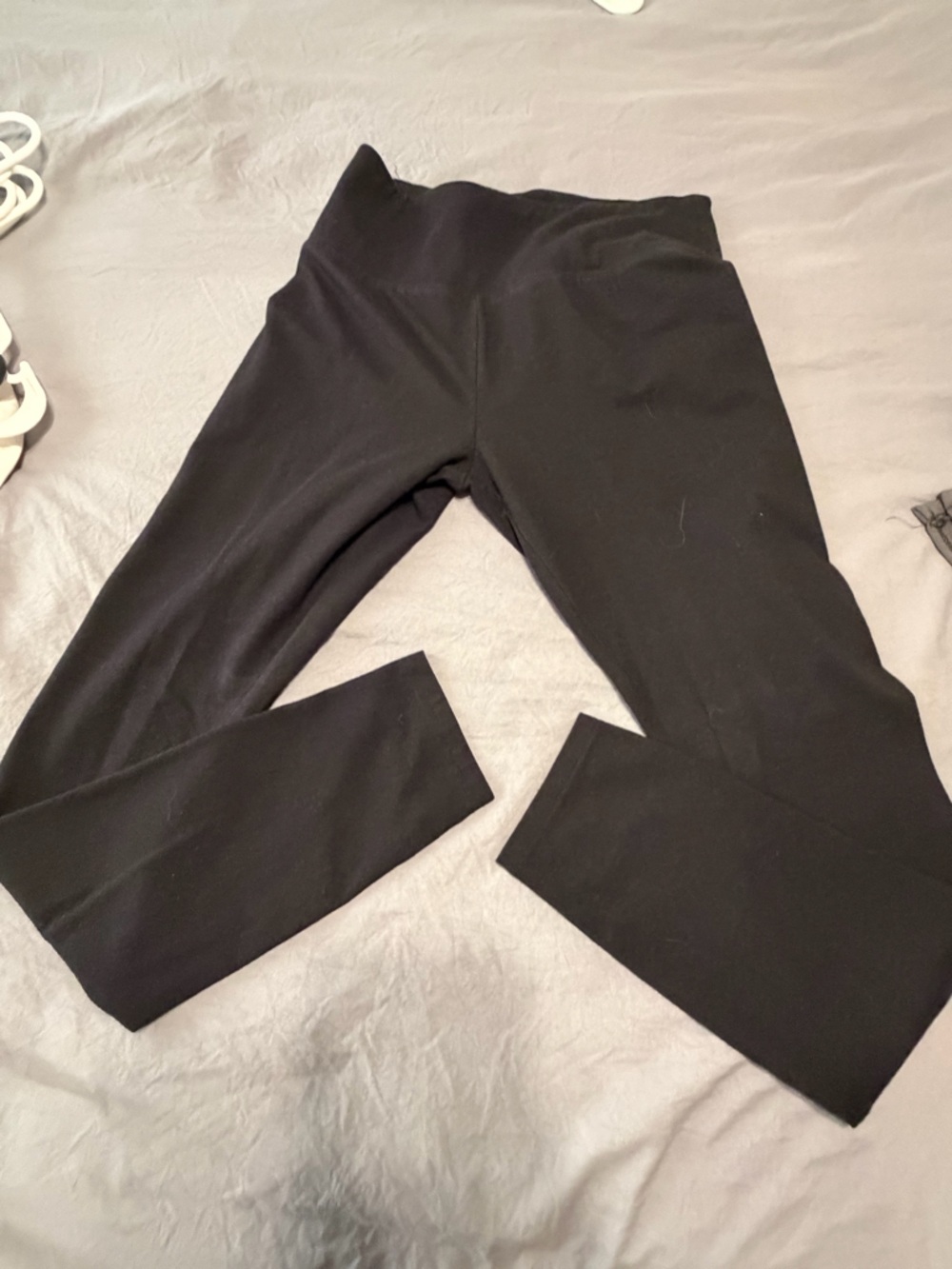 Vera Wang Black Full-Length Leggings